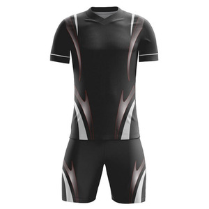 Custom Men's Volleyball Jersey <b>Set</b> Black White Sublimation Print Breathable Polyester Adult Size - Product Image 5