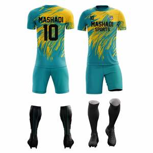 Wholesale Factory Price Soccer Uniforms-High Quality Sublimation Printed Breathable Short Sportswear Moisture-Wicking Custom - Product Image 1