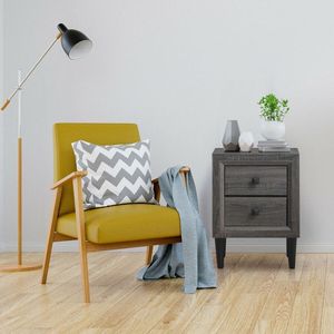 Comodino multiuso da 2 pezzi con 2 cassetti per l'organizzazione della camera da letto - Product Image 6