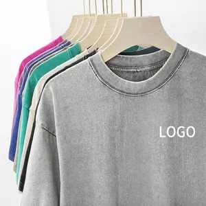 Camiseta de Hombre 100% Algodón, Corte Regular, Manga Corta, Cuello Redondo, Color Sólido, Casual, Transpirable, 220g - Product Image 6