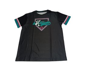 Maillot de baseball à manches courtes, coupe classique, 100% polyester respirant, séchage rapide, logo personnalisé, sublimation intégrale, pour équipe - Product Image 5