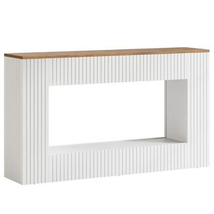 Wooden Main Control <b>Desk</b> <b>Console</b> <b>Table</b> with Storage Space Elegant Sofa <b>Table</b> and Foyer <b>Table</b> for Entrances - Product Image 6