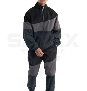 Conjunto Deportivo Cortavientos Personalizado OEM, 100% Nailon, Unisex, 2 Piezas, Chaqueta con Cremallera y Pantalones, Corte Regular - Product Image 2
