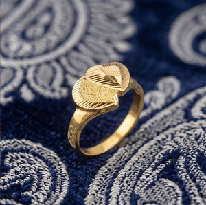 Bague double cœur DIVYORO - Product Image 4