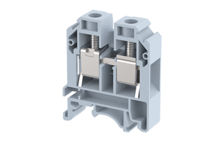 KUT16 Industrial DIN Rail Copper Contact Over 30 AWG 4-Pole 100A Bolt Connection - Product Image 1
