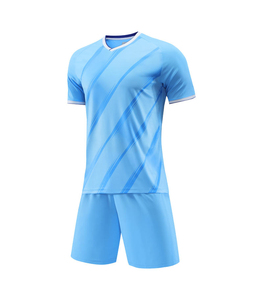 Ensemble complet d'uniformes de football personnalisés, nouveau design, haute qualité, fabriqués en usine, en polyester, vierges, originaux, pour adultes. - Product Image 2