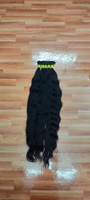 Rambut India Selatan Virgin 100% Rambut Manusia Alami Virgin 36 Inci Bebas Kusut Lembut Bebas Bahan Kimia Ekstensi Rambut Anyaman