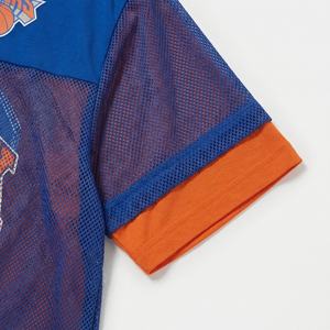 T-shirt en maille de basket-ball surdimensionné personnalisé pour hommes |   T-shirt de sport streetwear double couche |   Fabricant de Marques Privées OEM - Product Image 6