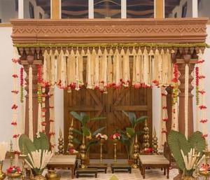 Mandap de mariage traditionnel de style Kerala en plastique renforcé de fibres, démontable, pour cérémonie, stand de réception, décoration intérieure et extérieure - Product Image 4
