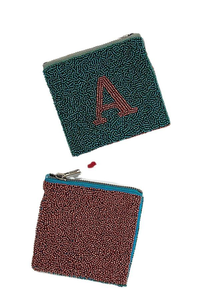 Mini Zipper Bag Handmade With <b>Cute</b> Beaded Embroidery Beautiful Fancy Luxury Trendy Fashionable Stylish New Design - Product Image 4