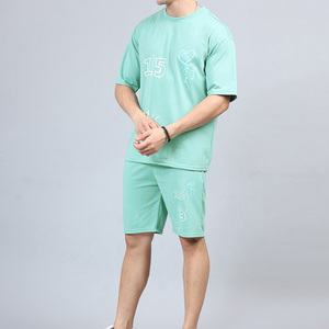 Ensemble 2 pièces d'été pour hommes 2026 : Short et T-shirt personnalisés, style décontracté urbain - Product Image 2