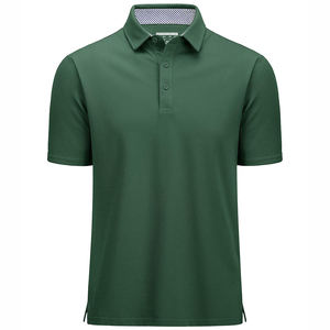 Camiseta Polo de Tela Suave, Manga Corta, Informal, con Cuello, Prenda Cómoda para Uso Diario - Product Image 3