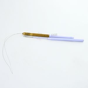 Precision Hair Extension Tool Hook and Pulling Loop <b>Needle</b> <b>Threader</b> for Micro Ring Nano Beads Professional Salon Equipment - Product Image 1