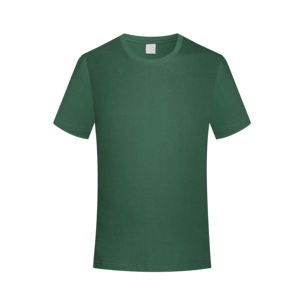 Vente en gros de t-shirts à manches courtes en coton 100% personnalisables avec logo imprimé, respirants et écologiques pour hommes - Product Image 4