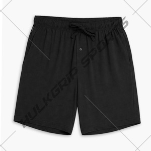 Short de jogging pour homme en molleton gris doux et confortable, en tissu éponge français épais et respirant, lin/coton - Product Image 3