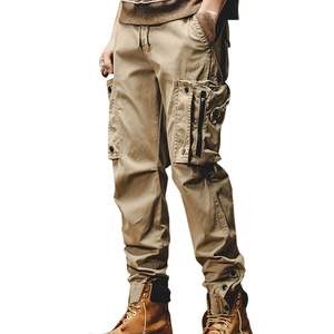 Pantalones de Senderismo Impermeables para Hombre, Color Verde Oliva, Estilo Cargo, para Invierno, con Múltiples Bolsillos, Tácticos, Duraderos, de Pana - Product Image 4