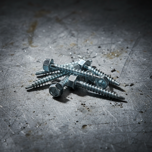 PDC Model 16 Hex Washer Head External Hex Drive Self-Drilling/Self-Tapping <b>Screw</b> <b>Galvanized</b> Carbon Steel Inch Coarse Thread - Product Image 1