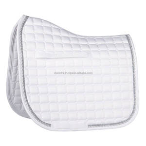 Almohadillas para SILLÍN de caballo con logotipo personalizado de alta calidad, nuevo estilo, doma occidental, tela rellena de algodón ligero a prueba de viento, MOQ bajo - Product Image 4