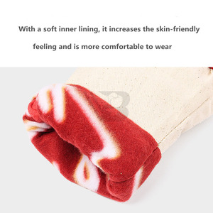 ถุงมือหนังสำหรับงานหนัก ทนความร้อน ใช้ได้ทุกฤดู สำหรับงานเชื่อม  แบบ unisex  พร้อมเสริมความแข็งแรงบริเวณนิ้วโป้ง - Product Image 3