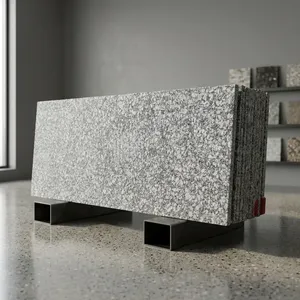 Elegant P White Leather Granite <b>Stone</b> Slabs Superior Quality Natural Granite for Kitchen Countertops Wall Cladding and Interiors - Product Image 2