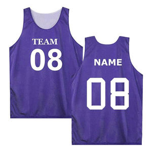 Design Retro Sublimation Reversible Basket Ball Kids Singlets Vests Kit Set Shirt Men Basketball Uniform Jersey - Product Image 3