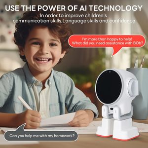 Robot Compañero de Escritorio con IA, Diálogo por Voz, Monitoreo Remoto y 4GB de RAM - Product Image 5