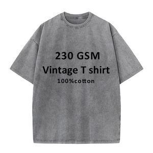 Minimalist Plain Boxy Fit T-Shirt Custom Logo Men's Heavyweight Cotton Short Sleeve Designer Tee - Product Image 4