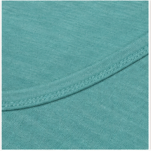 Womens Turquoise Scoop Neck <b>Long</b> Sleeve Relaxed Tunic <b>Fit</b> <b>T</b> <b>Shirt</b> WTS-0130 - Product Image 6