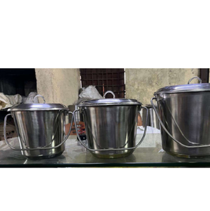 MIINOX MW-PSB Stainless Steel Water <b>Bucket</b> 6-10L Capacity Eco-Friendly Home & Kitchen Utility <b>Bucket</b> for Export - Product Image 2