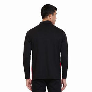 TRENDION APPARELS Pull à col roulé en tricot pour homme sur mesure, fabricant direct d'usine, pull à col roulé avec design à empiècements - Product Image 2
