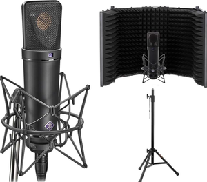 Microphone à condensateur U 87 Ai 100 % neuf et original avec filtre anti-reflet RF-5P-B et support de microphone avec filtre anti-reflet inclus - Product Image 3