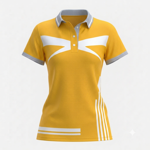 Polos de Mujer de Primera Calidad, Corte Ajustado, Logotipo Personalizado, Transpirables, Manga Corta, Tejido de Punto, Secado Rápido, Venta al Por Mayor - Product Image 6