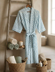 100% Cotton Kimono Robes <b>Dress</b> women men wedding bridesmaid Robe Bath robe Dressing Gown gifts Beachwear long/short - Product Image 4