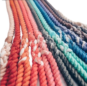 สายจูงสุนัขทำมือจากเชือกฝ้ายสีรุ้งคุณภาพสูง - Product Image 1