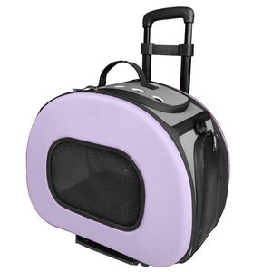 Tough Shell Wheeled Collapsible Pet Carrier for Travel Final Destination-Easy to Carry - Product Image 1