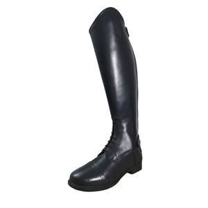 Bottes d'équitation confortables et élégantes de haute qualité, en cuir véritable, durables, avec fermeture éclair YKK et semelle TPR - Product Image 1