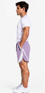Wholesale Men's Gym <b>Shorts</b> With <b>Zipper</b> Pocket Custom Logo Quick Dry Running Workout Fitness Athletic <b>Shorts</b> Nylon Spandex Breath - Product Image 3