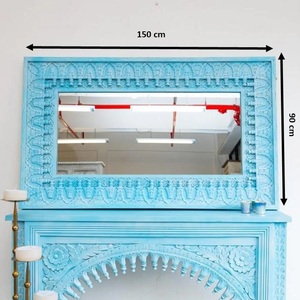 Elegant <b>Framed</b> Accent <b>Mirror</b> for Contemporary Homes Artistic Textured Design with Chic Interior Presence - Product Image 6