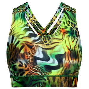 Sujetador deportivo de yoga de alta sujeción para mujer, venta al por mayor, ropa deportiva para gimnasio, sujetador de fitness transpirable, tallas grandes, personalizable - Product Image 1