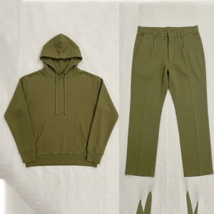 Survêtements d'hiver pour hommes à capuche, coupe régulière, en molleton 100% coton, personnalisables avec logo, qualité OEM supérieure, vente en gros - Product Image 4