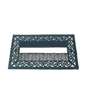 Tapis de porte extérieur moderne antidérapant vierge pour sublimation, pour impression DIY, motif floral Fête des Pères, en caoutchouc et polyester, taille moyenne - Product Image 1