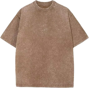 Premium Quality <b>Men</b> Oversized Acid Wash 100% Cotton Material Lightweight Quickdry Customised Printing All <b>Colours</b> Available - Product Image 5