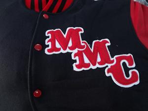 แจ็กเก็ตเบสบอลตัวอักษรสไตล์วินเทจหนังวัวหุ้มเกราะขนาดพิเศษโลโก้ตามสั่งสำหรับฤดูหนาว - Product Image 3