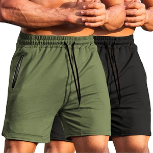 Pantalones Cortos Casuales de Algodón 100% para Hombre, Cintura Elástica, Color Liso, Cómodos para el Verano, Personalizables con Logotipo, OEM, al por Mayor - Product Image 2
