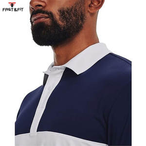 T-shirt en coton tricoté polyester/coton à manches courtes, personnalisable avec logo, style décontracté estival, vente chaude du fabricant - Product Image 5