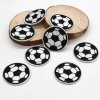 Patchs brodés personnalisés pour ballons de sport, thermocollants, broderie de football, basketball, baseball, appliques en gros pour chapeaux, sacs, vêtements