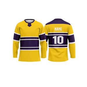 Maillots de hockey sur glace personnalisés en polyester 100 % sublimé, respirants, les plus vendus, avec personnalisation - Product Image 4