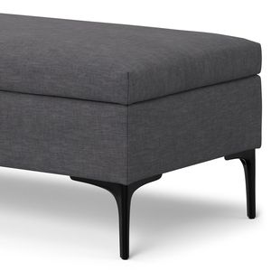 Rebecca Large Storage Ottoman Lift-up Lid Coffee <b>Table</b> <b>Stool</b> & Ottoman - Product Image 3