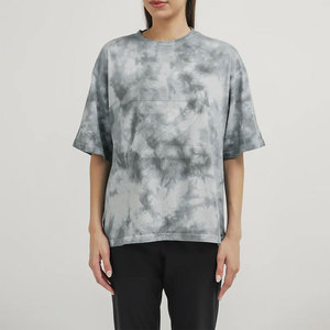 T-shirts amples tie-dye pour femmes, très demandés, OEM, pour filles, imprimés graphiques, personnalisables avec votre marque, grandes tailles - Product Image 6