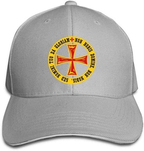Casquette de baseball premium des Templiers - Casquette en coton brodée Non Nobis Domine Non Nobis - Product Image 4